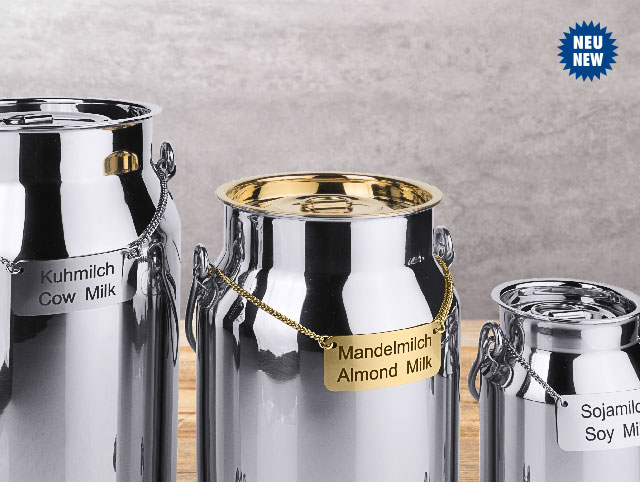 Elegant Identification for Milk Cans